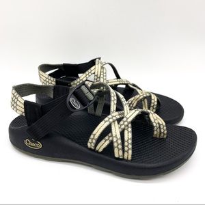 CHACO ZX/2 gray cream sandals, women’s 8.